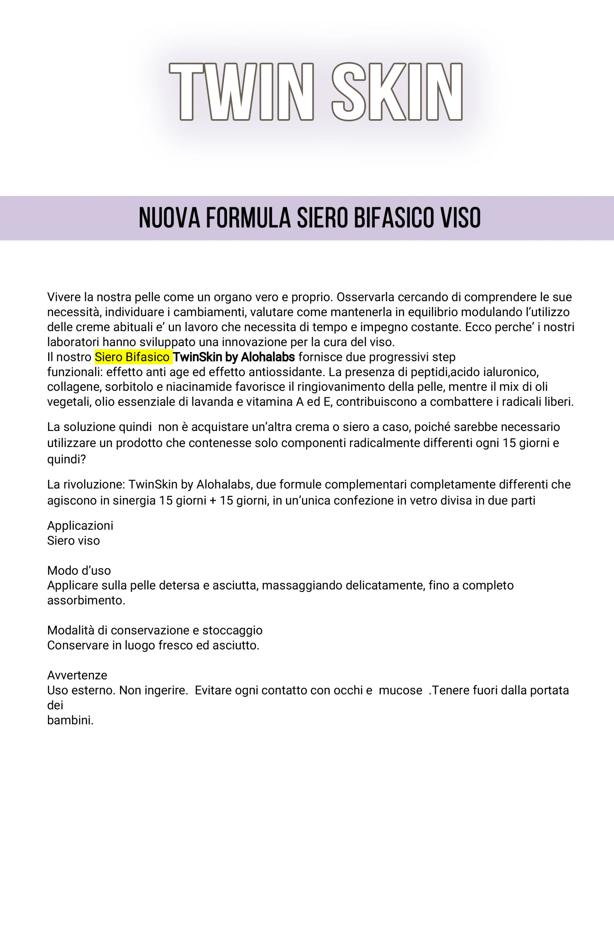 TwinSkin 50 ml WL Bifasico