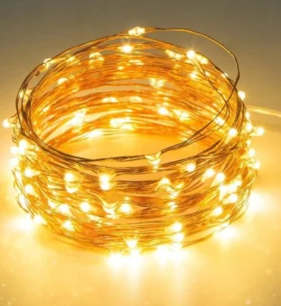 3 x Luci Solari Bianco Caldo da Esterno 10m